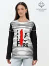 Лонгслив женский. Хлопок / Free Fire Фри Фаер,