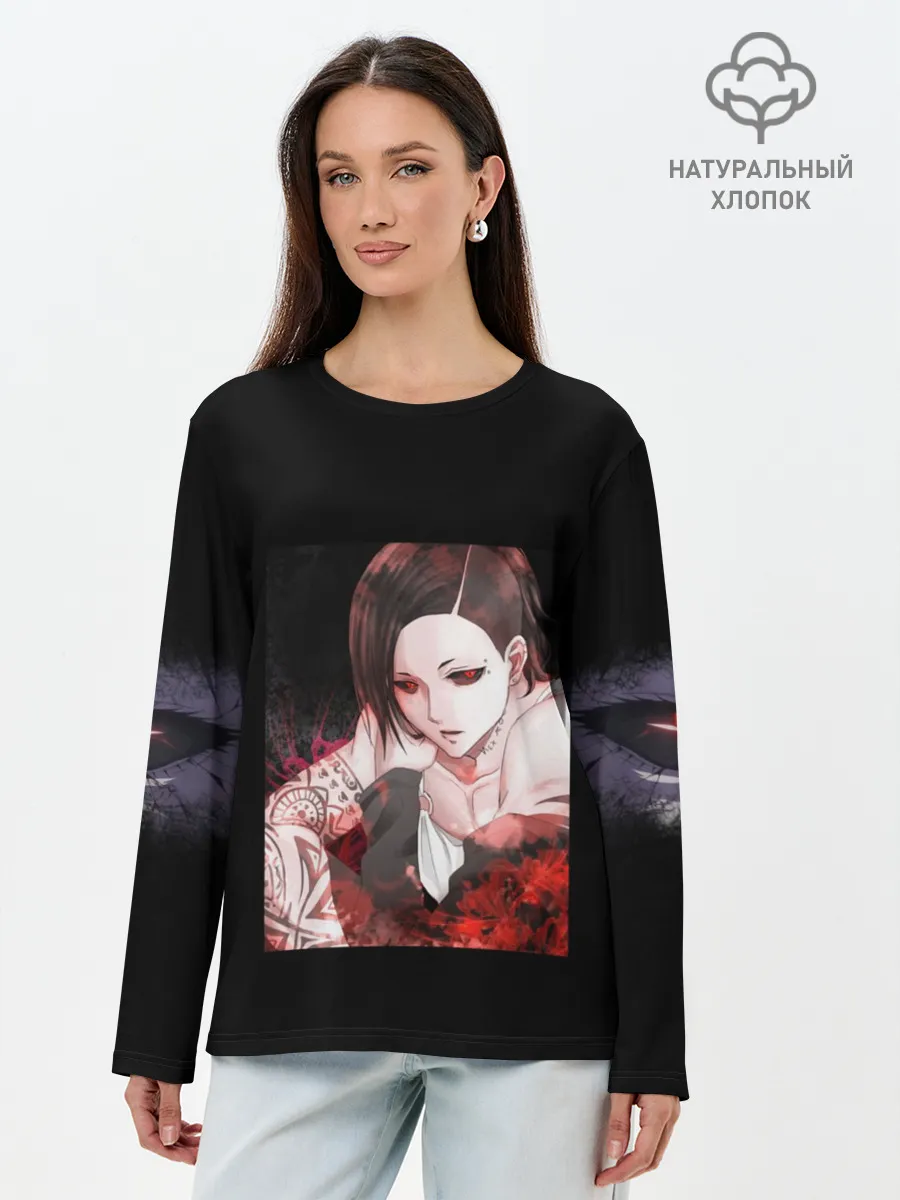 Лонгслив женский. Хлопок / Ghoul Ута