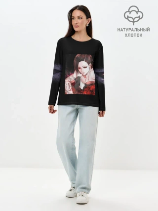 Лонгслив женский. Хлопок / Ghoul Ута
