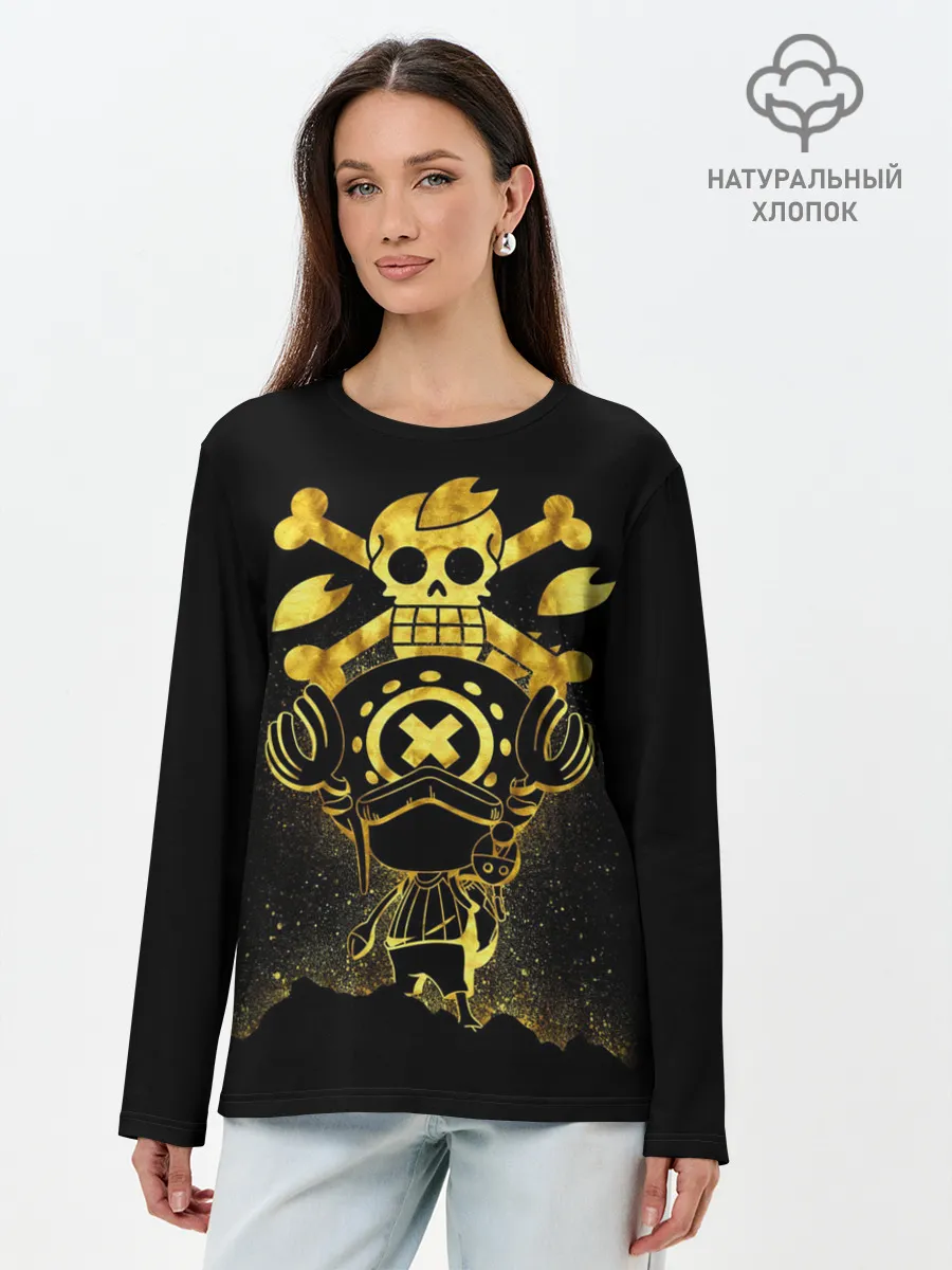 Лонгслив женский. Хлопок / ONE PIECE | ВАН ПИС GOLDEN