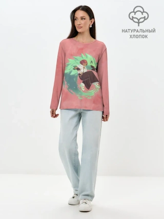 Лонгслив женский. Хлопок / Офицер Джованна