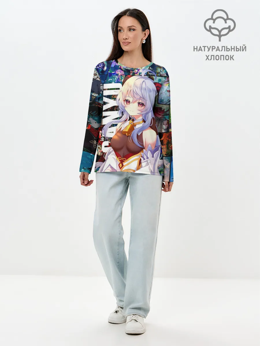 Лонгслив женский. Хлопок / Гань Юй, Ganyu