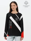 Лонгслив женский. Хлопок / Mercedes-AMG | Мерседес-АМГ