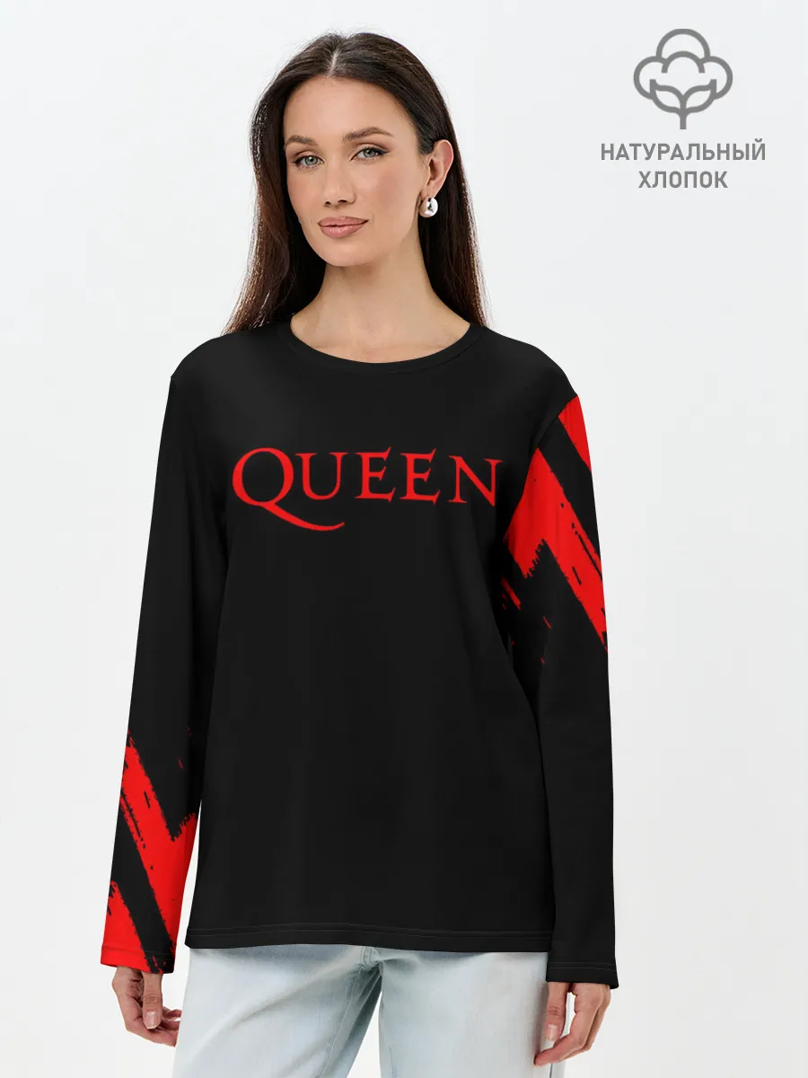 Лонгслив женский. Хлопок / QUEEN,