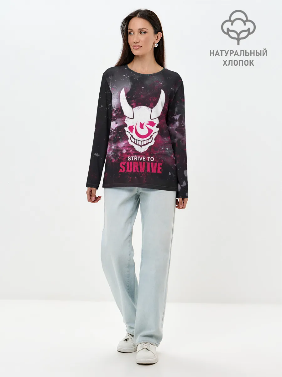 Лонгслив женский. Хлопок / Guilty gear strive
