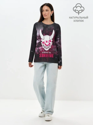 Лонгслив женский. Хлопок / Guilty gear strive