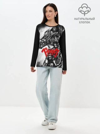 Лонгслив женский. Хлопок / BERSERK ANIME | БЕРСЕРК