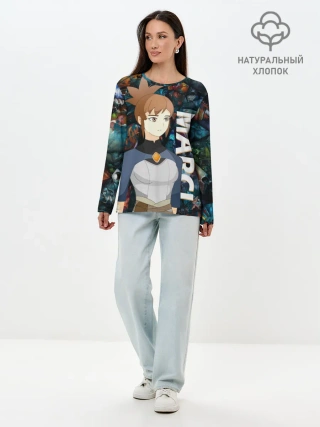 Лонгслив женский. Хлопок / Марси Dota 2