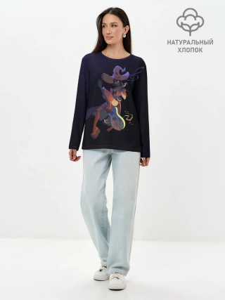 Лонгслив женский. Хлопок / Sweet I no