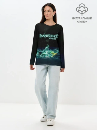 Лонгслив женский. Хлопок / Evanescence lost in paradise