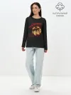 Лонгслив женский. Хлопок / happy-Halloween