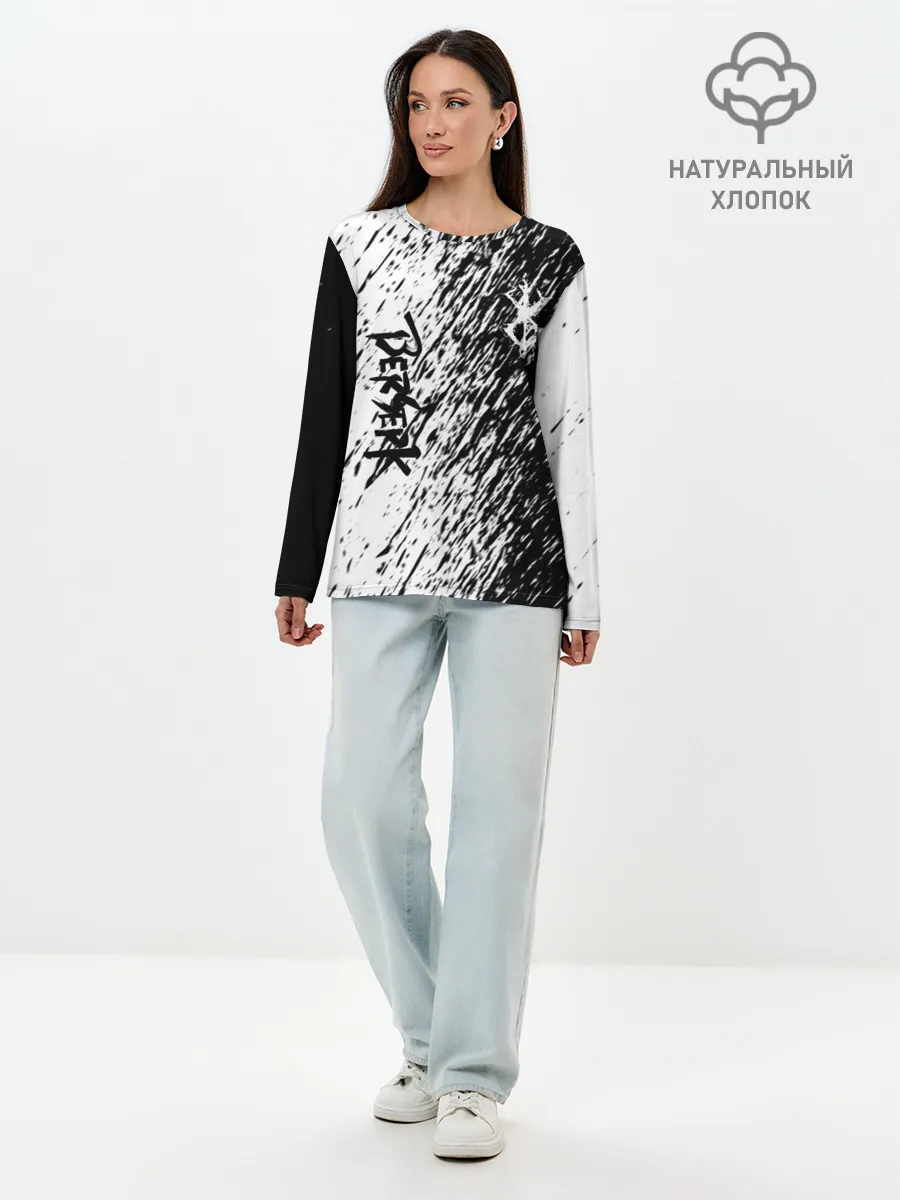 Лонгслив женский. Хлопок / Anime Berserk.