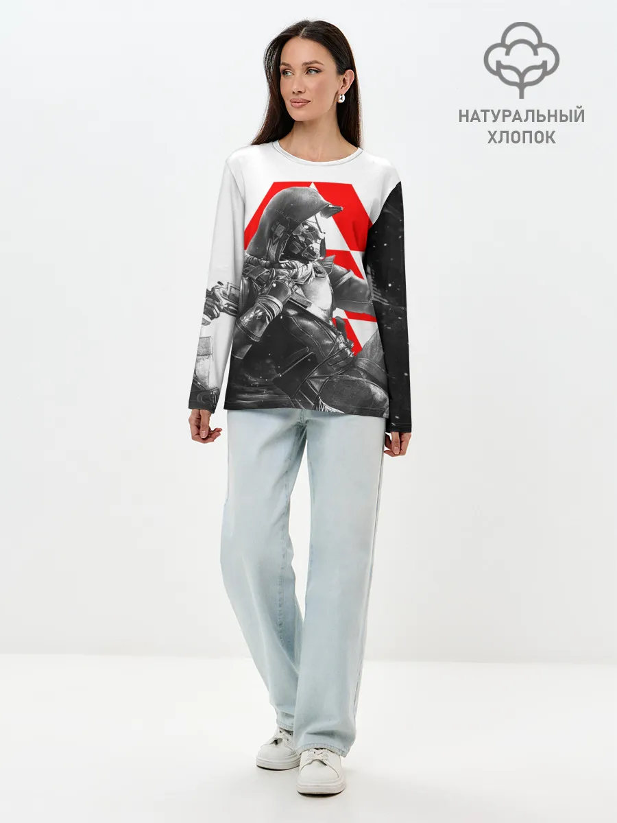Лонгслив женский. Хлопок / DESTINY CAYDE 6 / КЕЙД 6 ОХОТНИК EXO