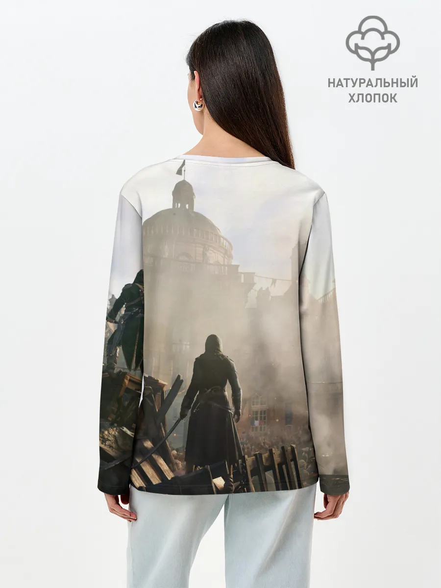 Лонгслив женский. Хлопок / ASSASSINS CREED, игра