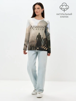 Лонгслив женский. Хлопок / ASSASSINS CREED, игра