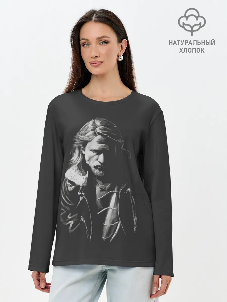 Лонгслив женский. Хлопок / Jackson Teller