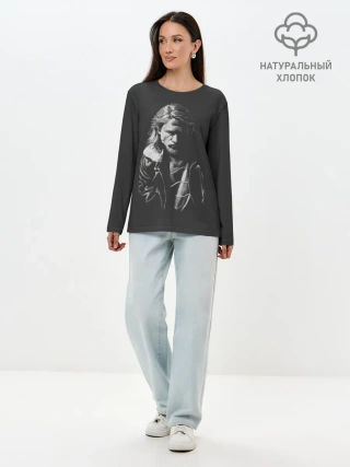 Лонгслив женский. Хлопок / Jackson Teller