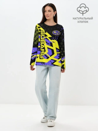 Лонгслив женский. Хлопок / Subaru