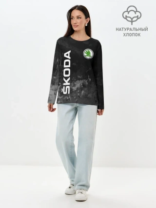 Лонгслив женский. Хлопок / SKODA АВТО