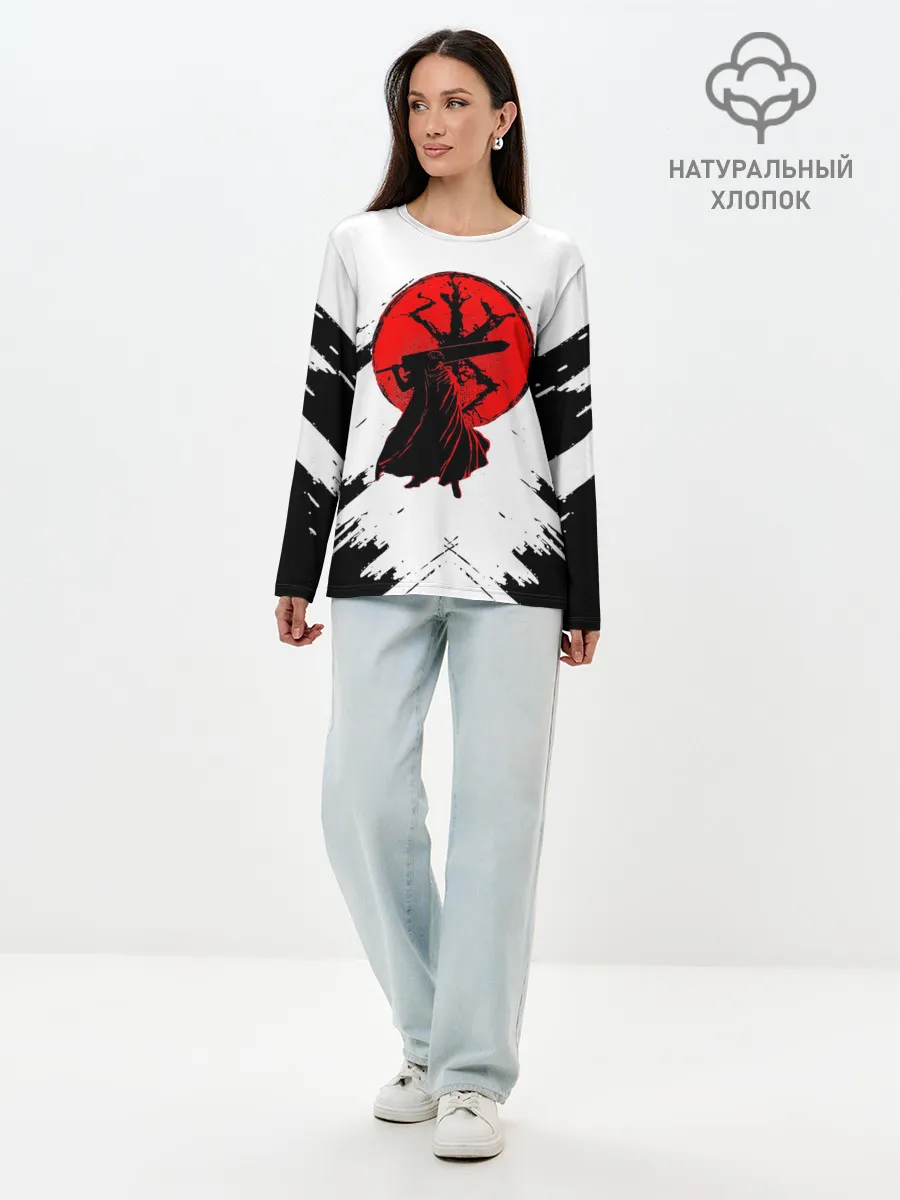 Лонгслив женский. Хлопок / аниме / берсерк /berserk
