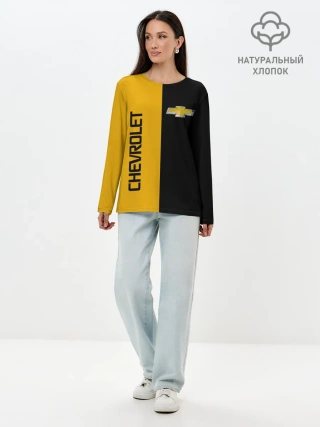 Лонгслив женский. Хлопок / Шевроле Авто