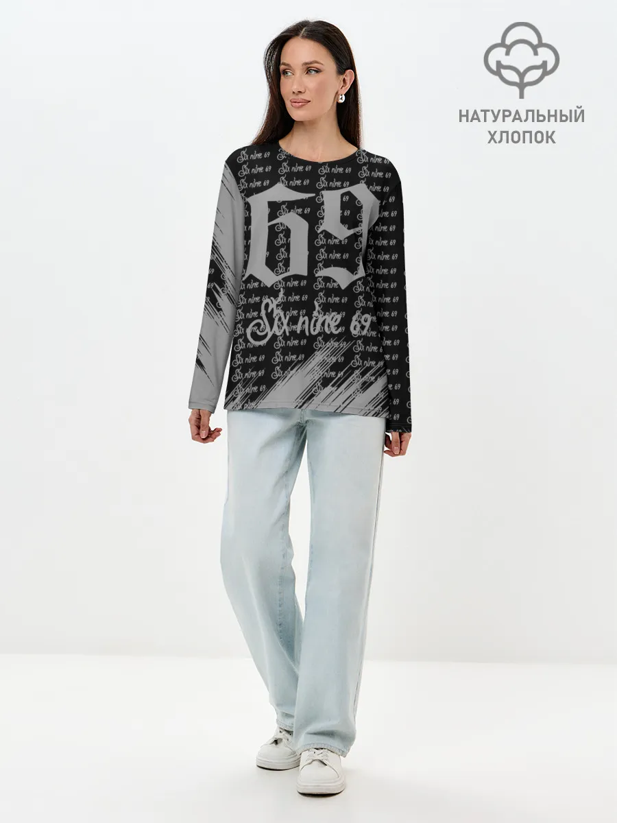 Лонгслив женский. Хлопок / 6IX9INE GOOBA,