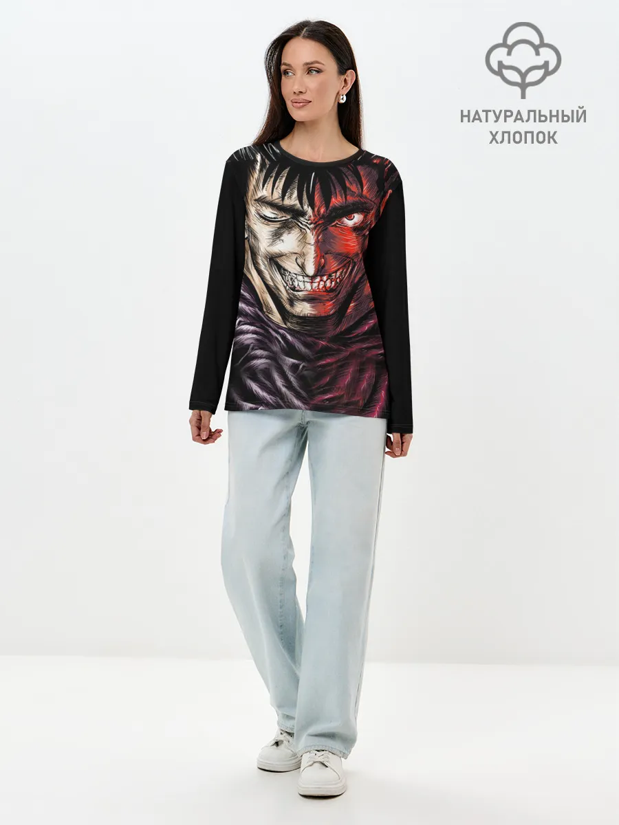 Лонгслив женский. Хлопок / BERSERK | БЕРСЕРК ЯРОСТЬ