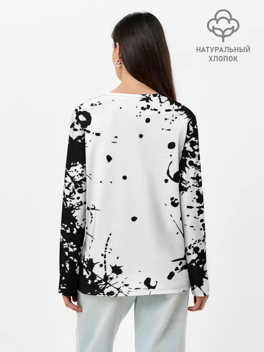 Лонгслив женский. Хлопок / 6IX9INE TEKASHI 69