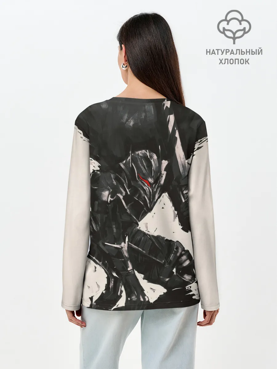 Лонгслив женский. Хлопок / BERSERK ILLUSTRATION | БЕРСЕРК