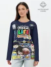 Лонгслив женский. Хлопок / TOKA LIFE ПЕРСОНАЖИ