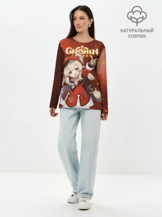 Лонгслив женский. Хлопок / КЛИ | KLEE | ГЕНШИН