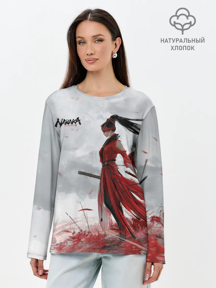 Лонгслив женский. Хлопок / Naraka BP