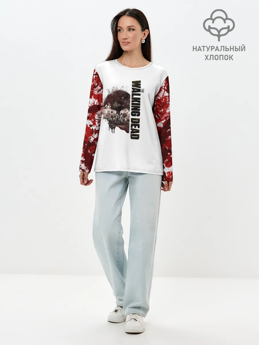 Лонгслив женский. Хлопок / Ходячие Мертвецы 11