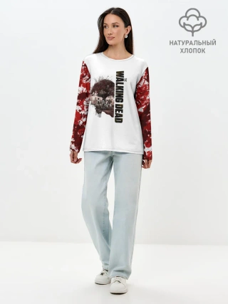 Лонгслив женский. Хлопок / Ходячие Мертвецы 11