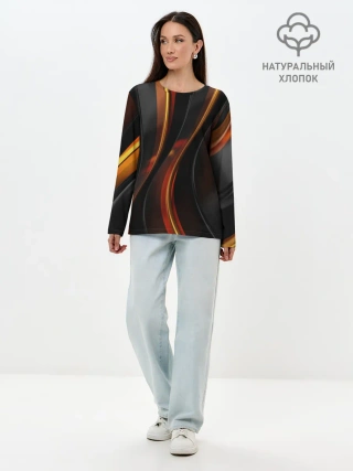 Лонгслив женский. Хлопок / Unsplash 3D