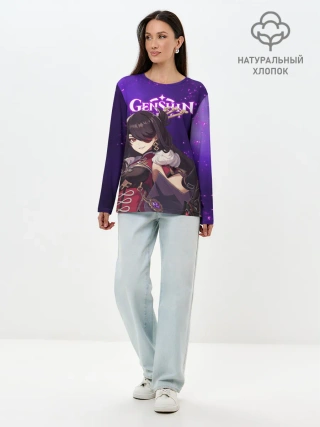 Лонгслив женский. Хлопок / БЕЙ ДОУ | BEIDOU | ГЕНШИН