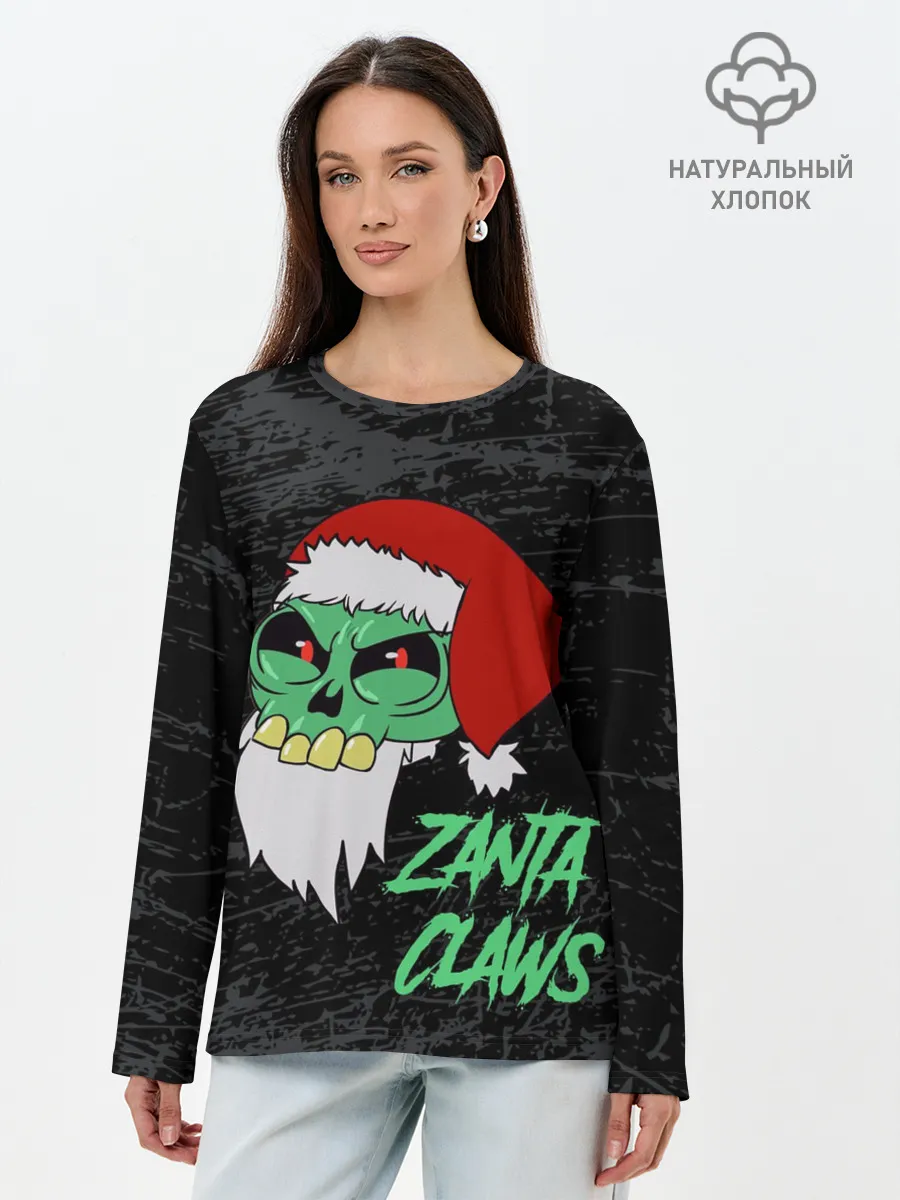 Лонгслив женский. Хлопок / Zanta Claws.