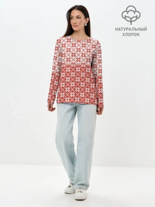 Лонгслив женский. Хлопок / Алатырь