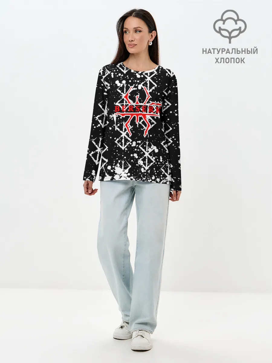 Лонгслив женский. Хлопок / Berserk / Anime