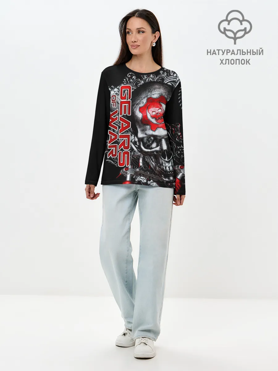 Лонгслив женский. Хлопок / Gears of War / Gears 5