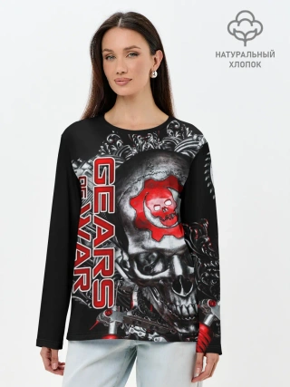 Лонгслив женский. Хлопок / Gears of War / Gears 5