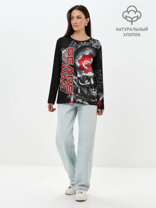 Лонгслив женский. Хлопок / Gears of War / Gears 5