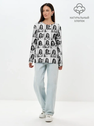 Лонгслив женский. Хлопок / Damiano David.