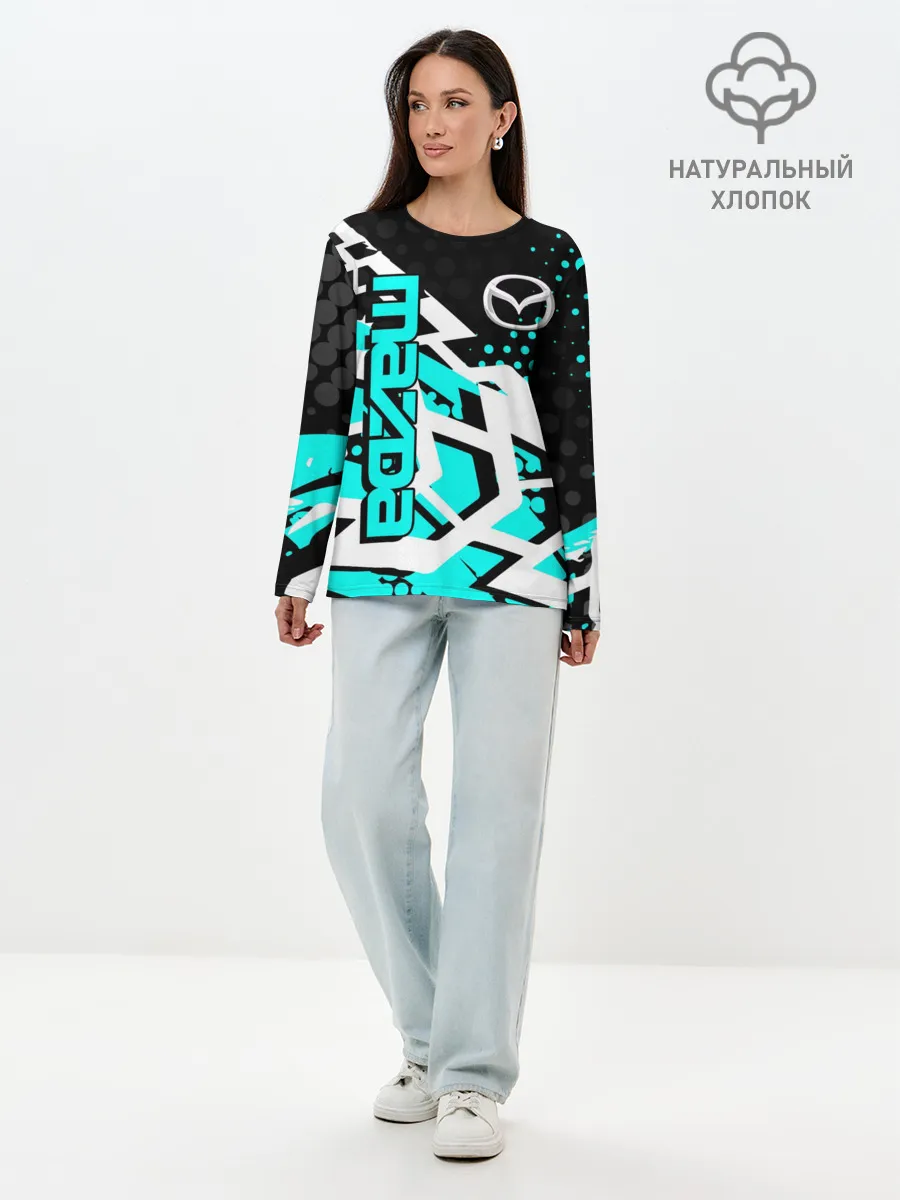 Лонгслив женский. Хлопок / Mazda