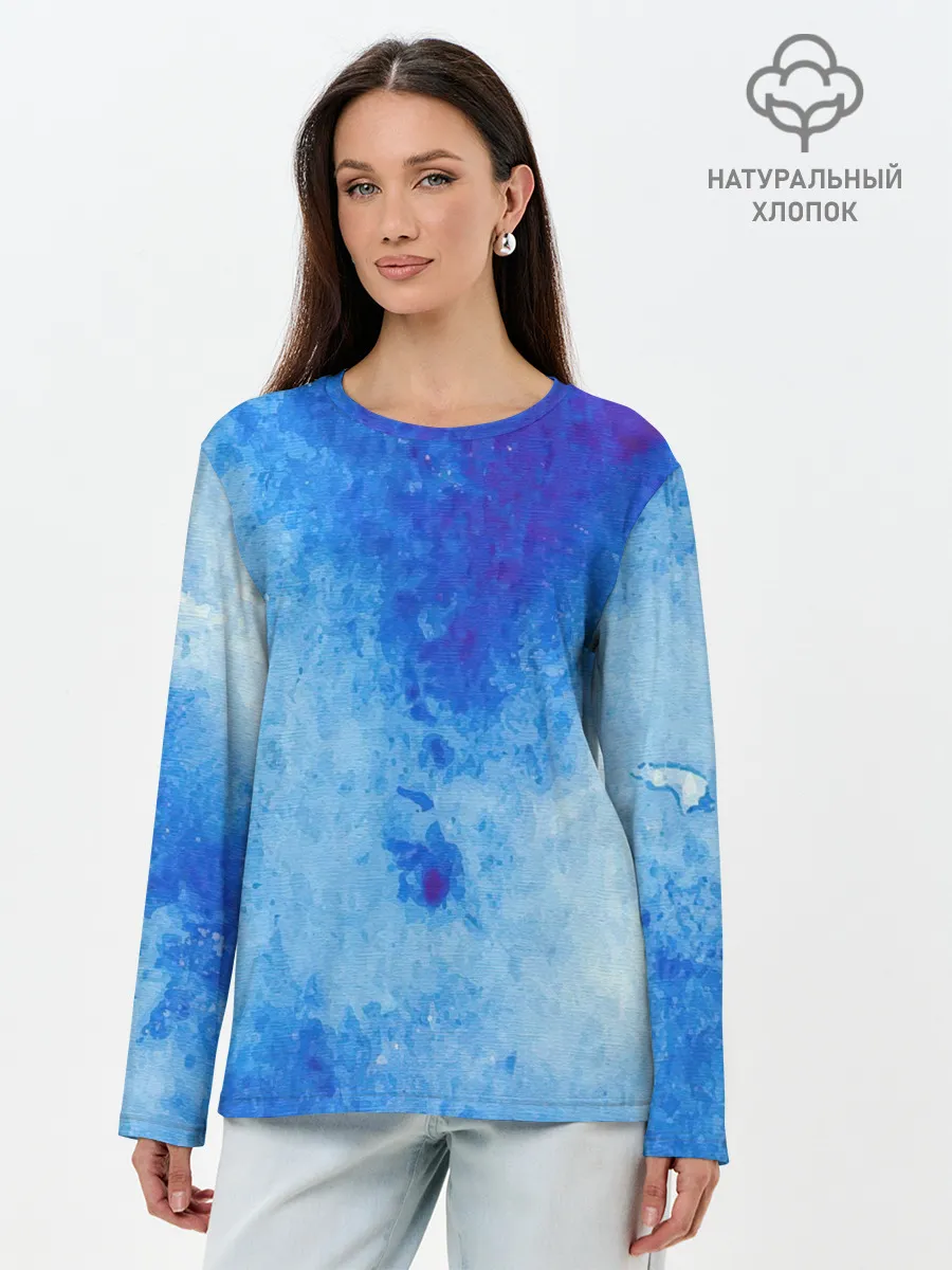 Лонгслив женский. Хлопок / Заморозки
