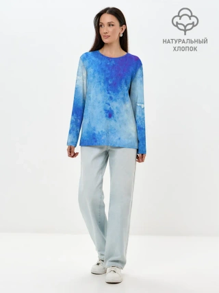 Лонгслив женский. Хлопок / Заморозки