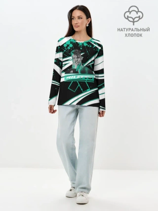 Лонгслив женский. Хлопок / Niletto: Данила Прытков.