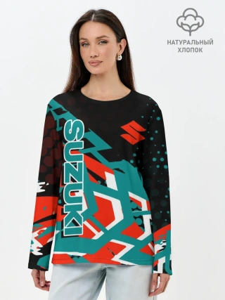 Лонгслив женский. Хлопок / Suzuki