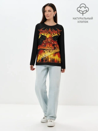Лонгслив женский. Хлопок / Revocation