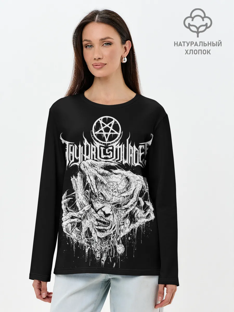 Лонгслив женский. Хлопок / Thy Art Is Murder - Hate